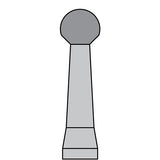 BurPlus Carbide Bur #10 Round